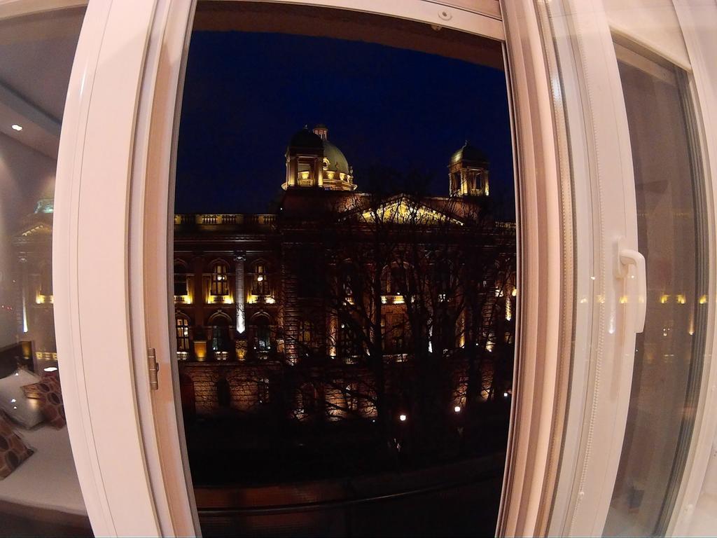 Balkan-inn Parlament apartment Belgrado Buitenkant foto